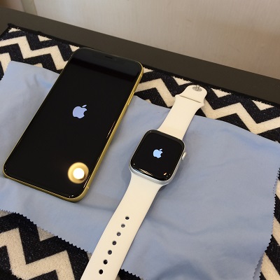 iPhoneガラスコーテイング施工後